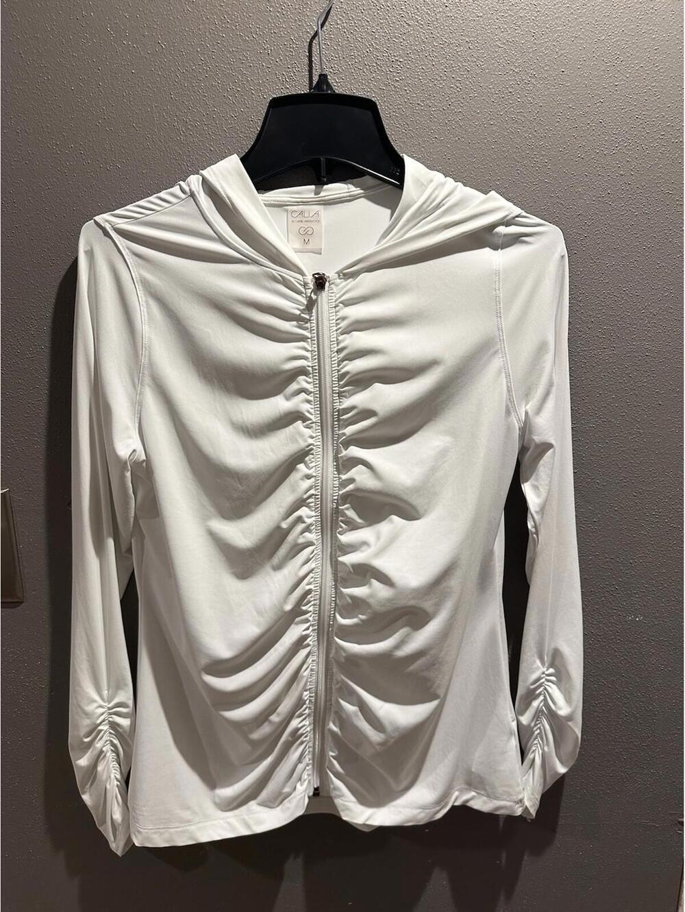Calia By Carrie Underwood Long Sleeve Full Zip white jacket Hoodie thumb Medium